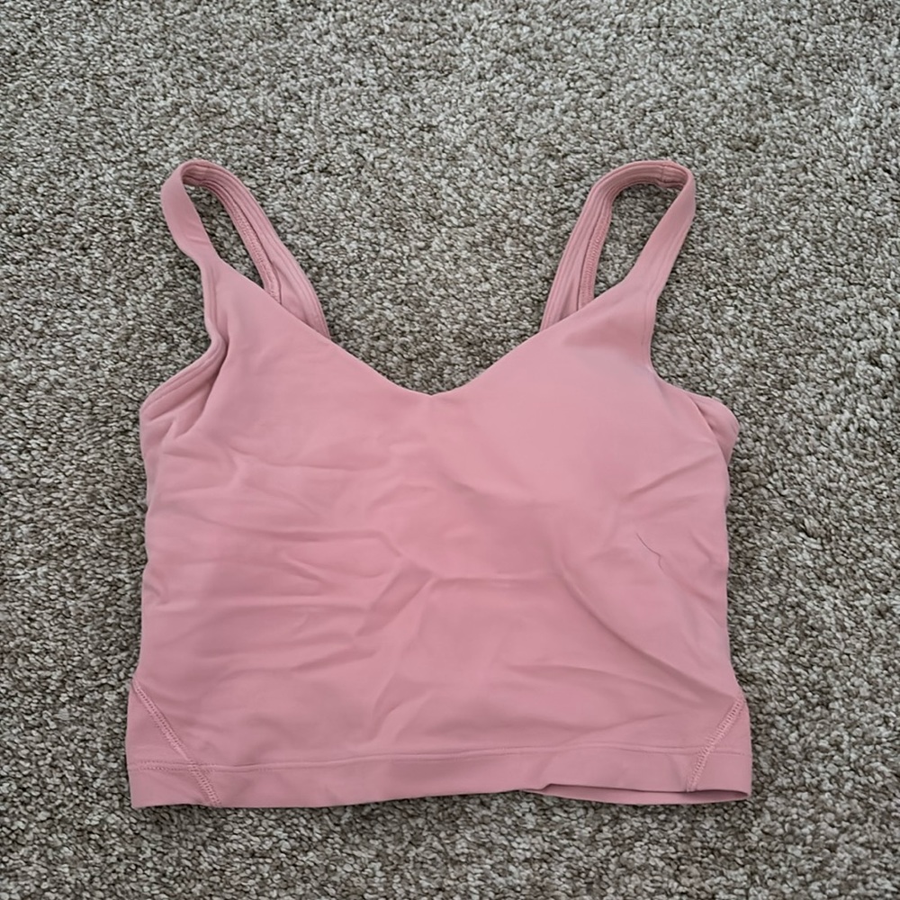 Women’s size 0 pink Lululemon Align tank!